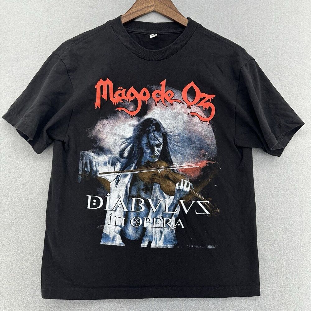 Mago‎ de Oz DIABVLVZ In Opera  Apocalipsis Tour Double Sided Merch Tshirt SZ M